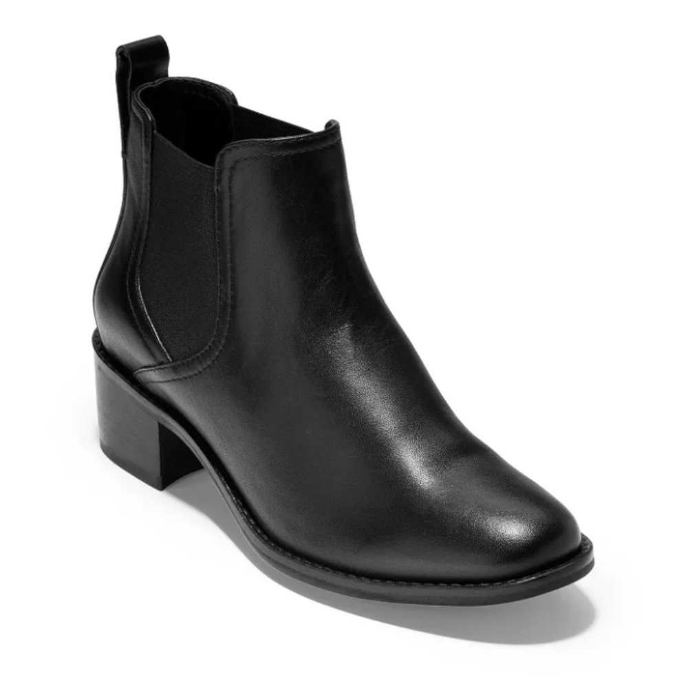 NWT Cole Haan Womens Caitie Black Bootie, Chelsea Boot Size 8.5, new, never worn